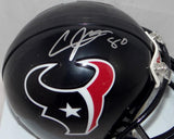 Andre Johnson Autographed Houston Texans Mini Helmet- JSA Witnessed Auth *Silver Image 2
