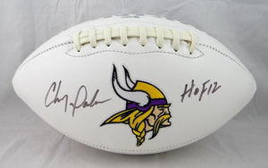 Chris Doleman Autographed Minnesota Vikings Logo Football W /HOF- SGC Auth