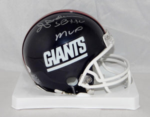 Ottis Anderson Autographed New York Giants TB Mini Helmet W/ SB MVP- JSA W Auth