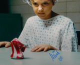 Millie Bobby Brown Signed Stranger Things 16x20 Crushing Can Photo- Beckett Auth