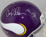 Purple People Eaters Autographed Minnesota Vikings F/S ProLine Helmet- JSA Auth