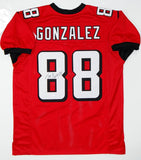 Tony Gonzalez Autographed Red W/ Black Pro Style Jersey- JSA Witnessed Auth *L8
