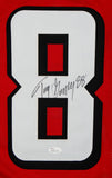 Tony Gonzalez Autographed Red W/ Black Pro Style Jersey- JSA Witnessed Auth *L8