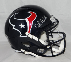 Deshaun Watson Autographed Houston Texans F/S Speed Helmet- JSA W Auth *Silver Image 1