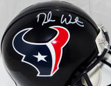 Deshaun Watson Autographed Houston Texans Mini Helmet- Beckett Auth *White Image 2