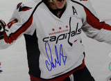 Alex Ovechkin Signed 8x10 Washington Capitals Celebrating Up Close Photo- JSA W Auth