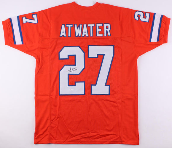 Steve Atwater Autographed Orange Pro Style Jersey- JSA Witnessed Auth *2