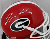 Lorenzo Carter Autographed Georgia Bulldogs Schutt Mini Helmet- JSA W Auth *White