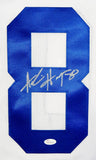 Alvin Harper Autographed White Pro Style Jersey - JSA Witness Auth *8 N/O