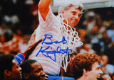 Bob Knight Autographed Indiana 8x10 Photo Cutting Down Net-JSA W Auth *Blue