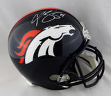 Champ Bailey Autographed Denver Broncos Full Size Helmet - Beckett Auth *White