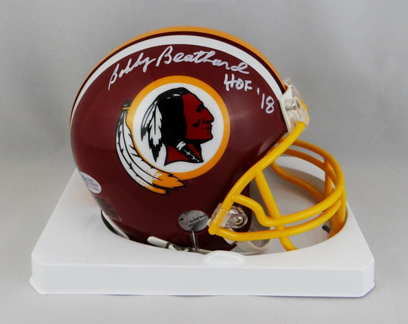 Bobby Beathard Autographed Redskins Mini Helmet w/ HOF - Beckett W Auth *White