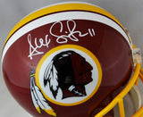 Alex Smith Autographed Washington Redskins F/S Helmet - Beckett Auth *White