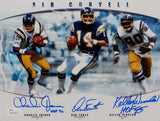 Joiner/ Fouts/ Winslow Signed Chargers Air Coryell 8x10 Photo W/HOF- JSA W Auth