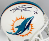 Kenyan Drake Autographed Miami Dolphins Mini Helmet - Beckett W Auth *Black