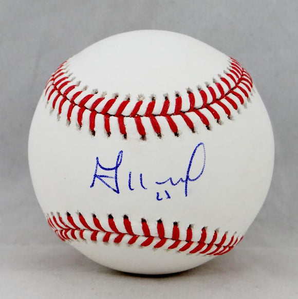 Jose Altuve Autographed Rawlings OML Baseball - Beckett Auth – The Jersey  Source