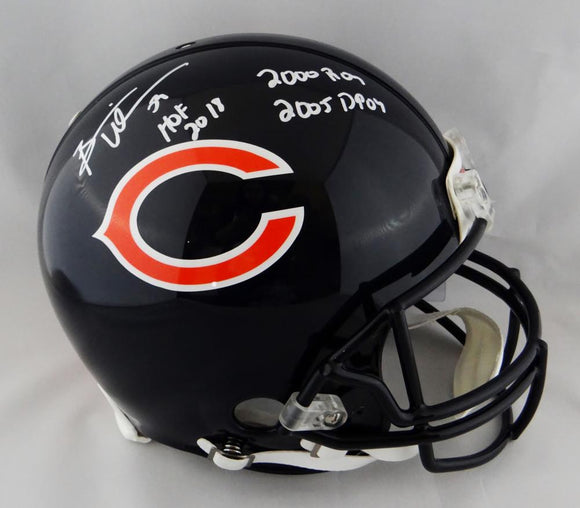Brian Urlacher Autographed Bears F/S ProLine Helmet w/ 3 Insc- Beckett Auth *White