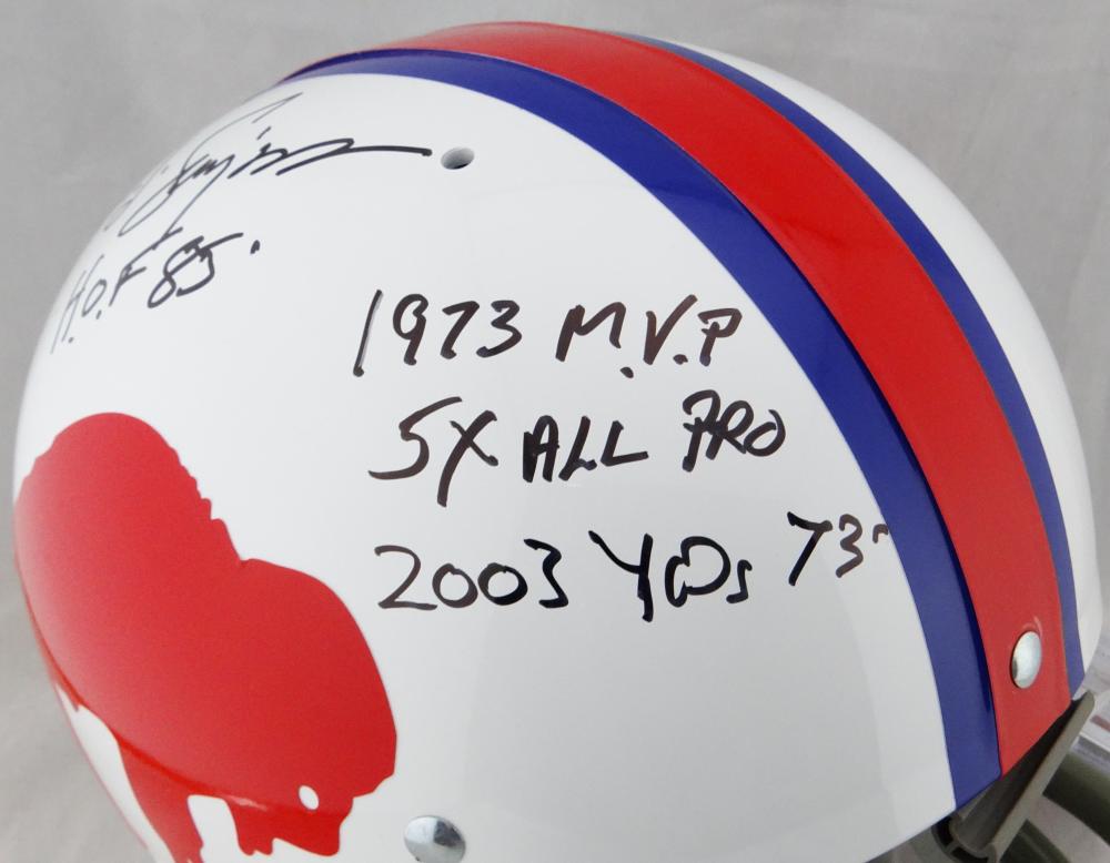 OJ SIMPSON HOF 85 The Juice Autograph Signed Full Size Helmet