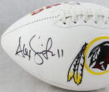 Alex Smith Autographed Washington Redskins Logo Football- Beckett Auth