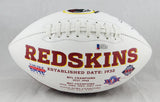Alex Smith Autographed Washington Redskins Logo Football- Beckett Auth