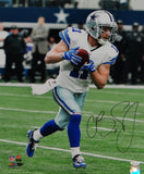 Cole Beasley Autographed Cowboys 16x20 On Field w/ Ball PF Photo- JSA W Auth *Blk Image 1