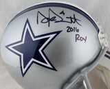Dak Prescott Autographed Dallas Cowboys F/S Helmet w/ ROY- JSA W/ Holo Auth *Black