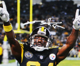 Antonio Brown Autographed Steelers 8x10 Pointing PF Photo- JSA W Auth *White