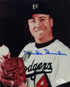 Duke Snider Autographed Dodgers 8x10 Color Close Up Photo- JSA Auth *B –  The Jersey Source