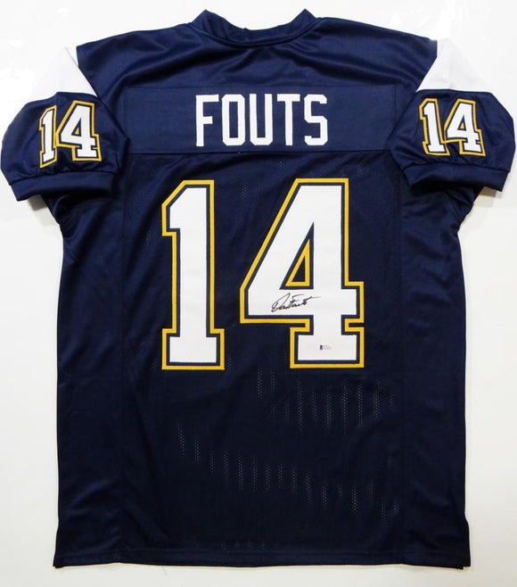 Dan Fouts Autographed Navy Blue Pro Style Jersey- Beckett Authenticate –  The Jersey Source