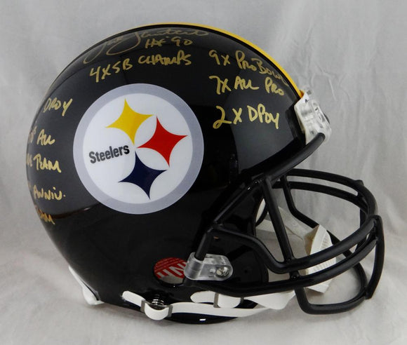 jack lambert signed helmet