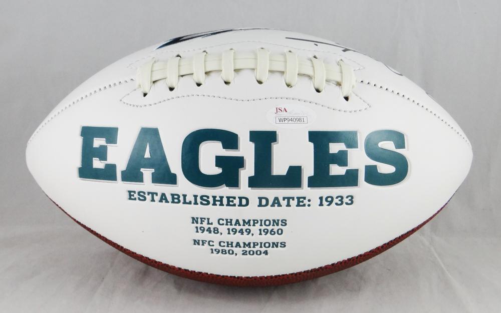 Ron Jaworski Autographed Philadelphia Eagles Logo Football