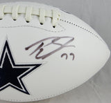 T. Smith/T. Frederick Autographed Dallas Cowboys Logo Football- JSA W Authenticated