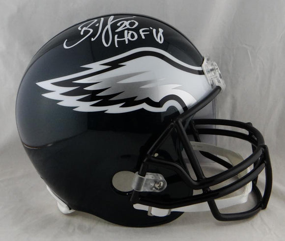 Brian Dawkins Autographed Eagles Full Size Helmet w/ HOF- JSA W Auth *White
