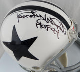 Randy White Autographed Dallas Cowboys 2004 TB Mini Helmet w/HOF- Beckett W Auth *Black