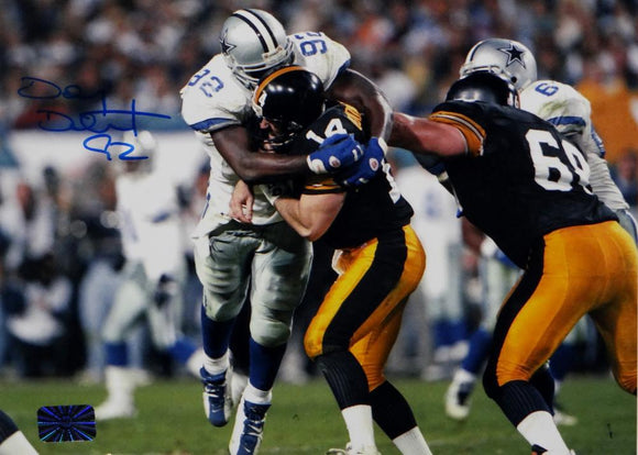 Tony Tolbert Autographed 8x10 Cowboys Vs. Steelers Photo- Jersey Source Auth