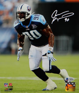 Jevon Kearse Signed Tennessee Titans 8x10 Running PF Photo- Beckett Au –  The Jersey Source