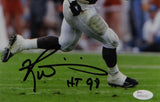 Ricky Williams Autographed Texas Longhorns 8x10 Running Photo W/ HT- JSA W Auth