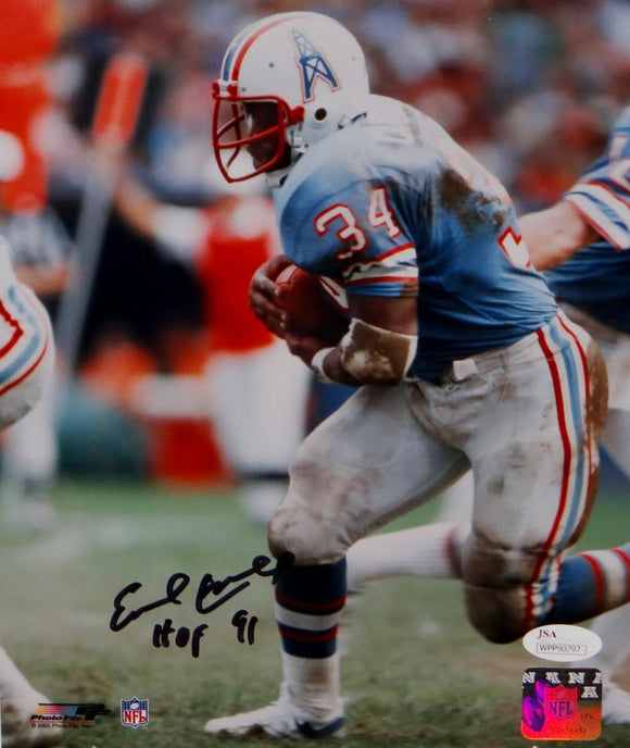 Earl Campbell Signed Houston Oilers 8x10 Photo - SCHWARTZ – Super Sports  Center