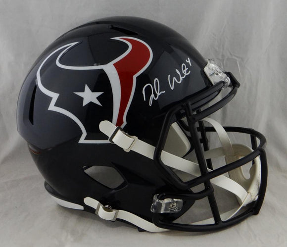 Deshaun Watson Autographed Houston Texans F/S Speed Helmet- JSA W Auth *White