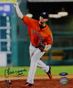 Chris Devenski Autographed Houston Astros 8x10 PF Photo Pitching- Tristar Auth *Blue