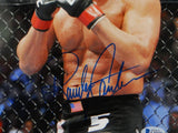 Randy Couture Autographed UFC 8x10 Photo In Ring- Beckett Auth *Blue