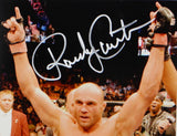 Randy Couture Autographed UFC 8x10 Photo With Belt- Beckett Auth *White