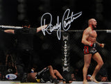 Randy Couture Autographed UFC 8x10 Photo Knock Out- Beckett Auth *White Ref Back Turned