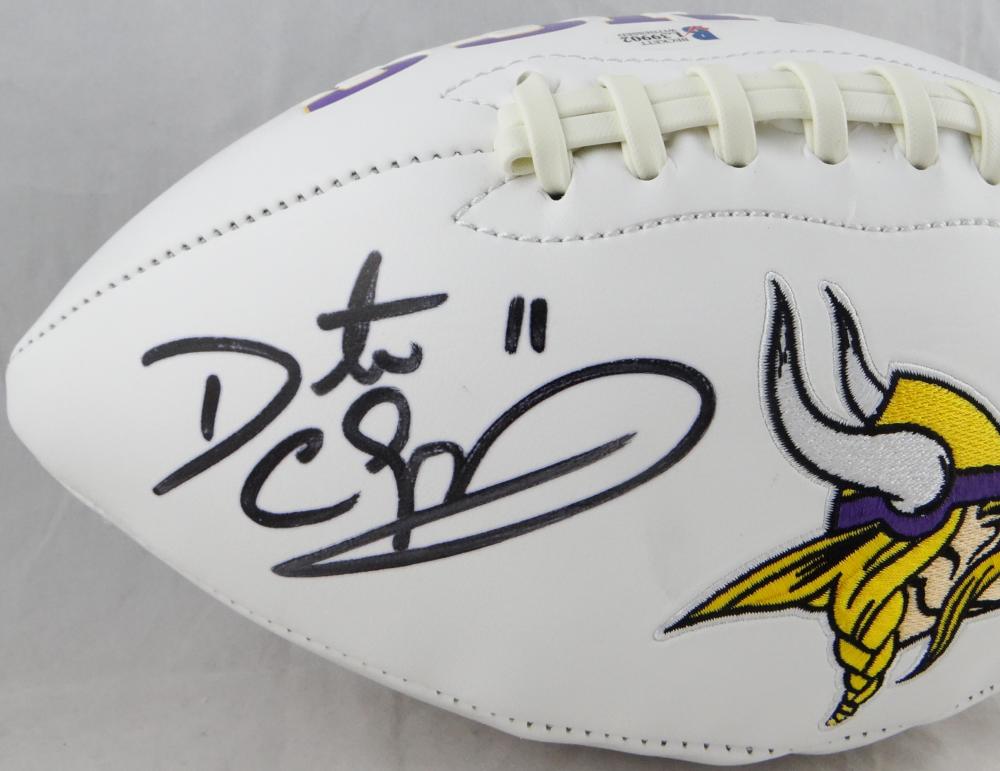 Minnesota Vikings Daunte Culpepper Autographed Logo Football BAS  Authenticated