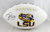 Odell Beckham Autographed LSU Tigers Logo Football- JSA Authenticated *Tiger Eye