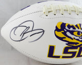 Odell Beckham Autographed LSU Tigers Logo Football- JSA Authenticated *Tiger Eye