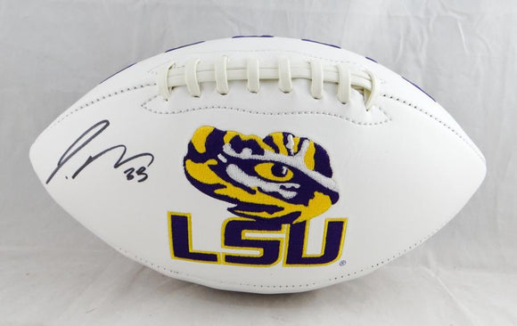 Jamal Adams Autographed LSU Tigers Logo Football - JSA Witness Authentication
