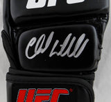 Chuck Liddell Autographed White & Red  UFC Glove- Beckett Authenticated