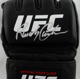 Randy Couture Autographed UFC Official Fight Glove - Beckett Authentic *Silver