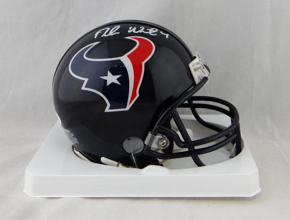 Deshaun Watson Autographed Houston Texans Mini Helmet- JSA W Auth *White Image 1